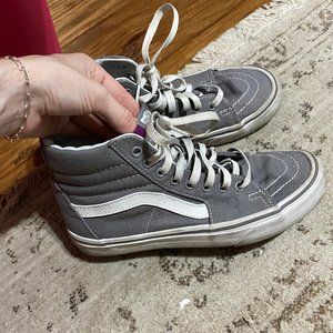 Vans grey sk8 hi skate sneaker